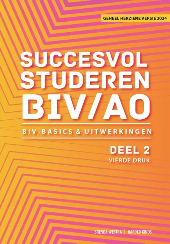 Succesvol studeren voor BIV/AO - deel 2