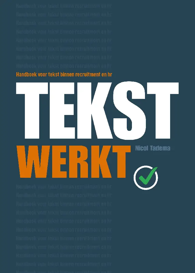 Tekst werkt
