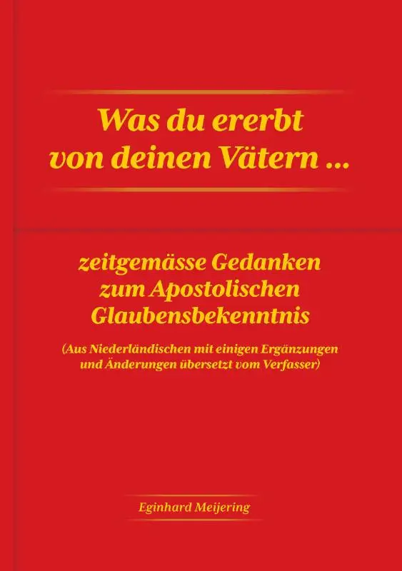 Was du ererbt von deinen Vätern...