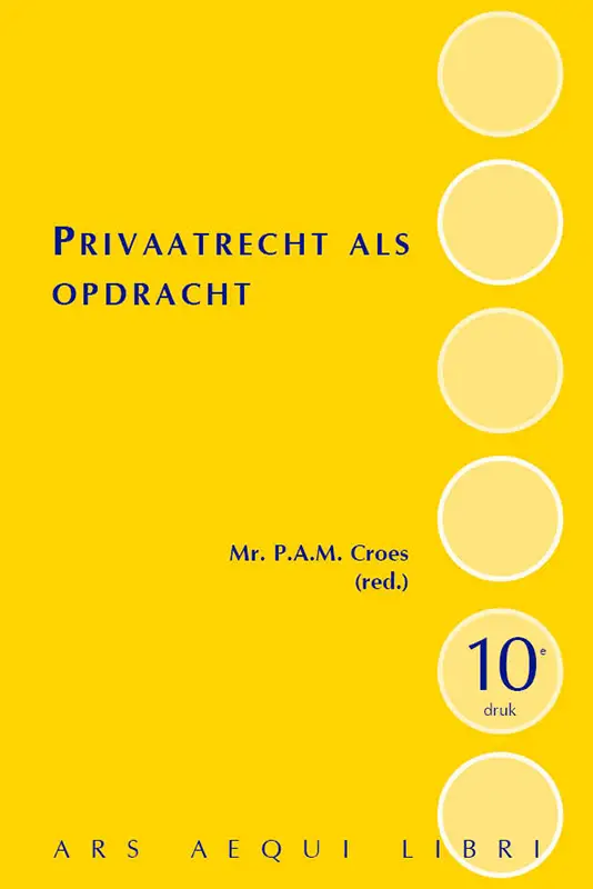 Privaatrecht als opdracht