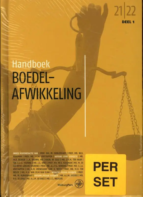 Handboek Boedelafwikkeling 2021-2022 (set)