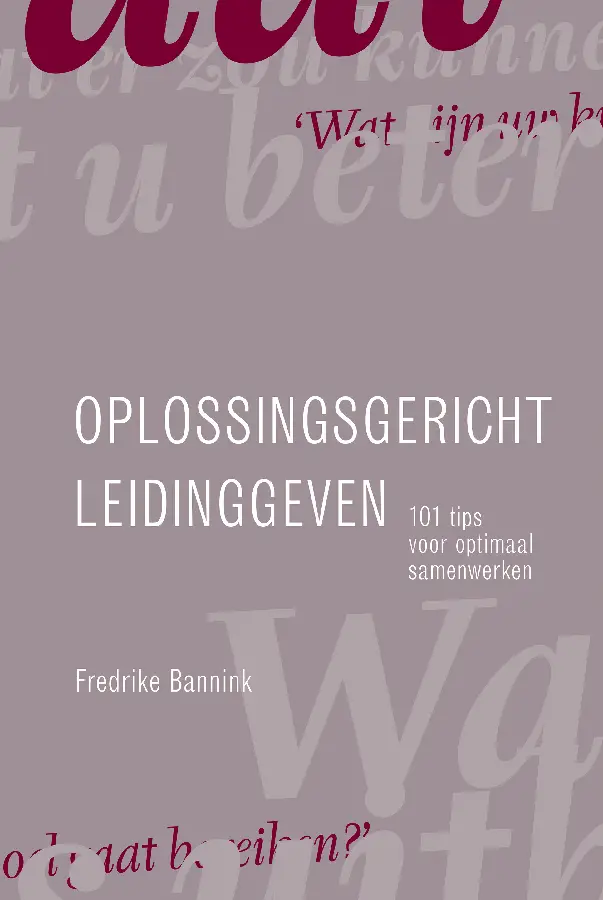 Oplossingsgericht leiding