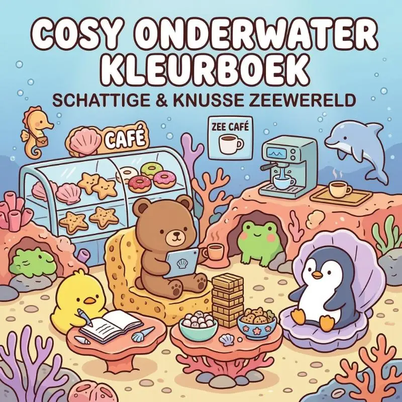 Cozy Onderwater Kleurboek