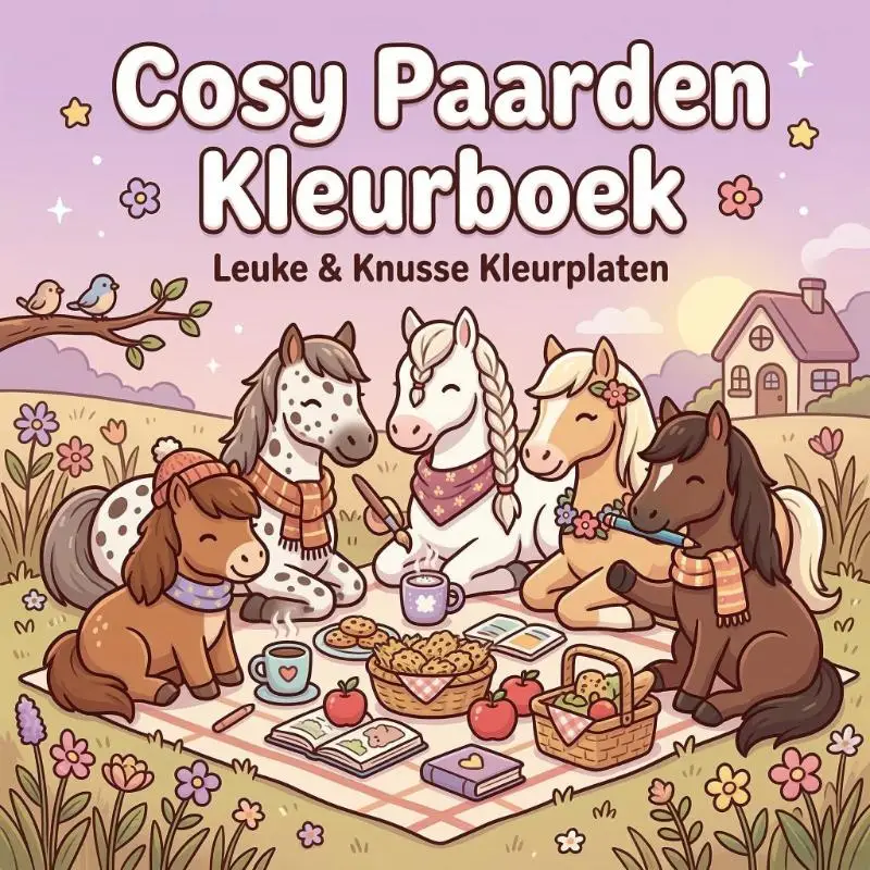 Cozy Paarden Kleurboek