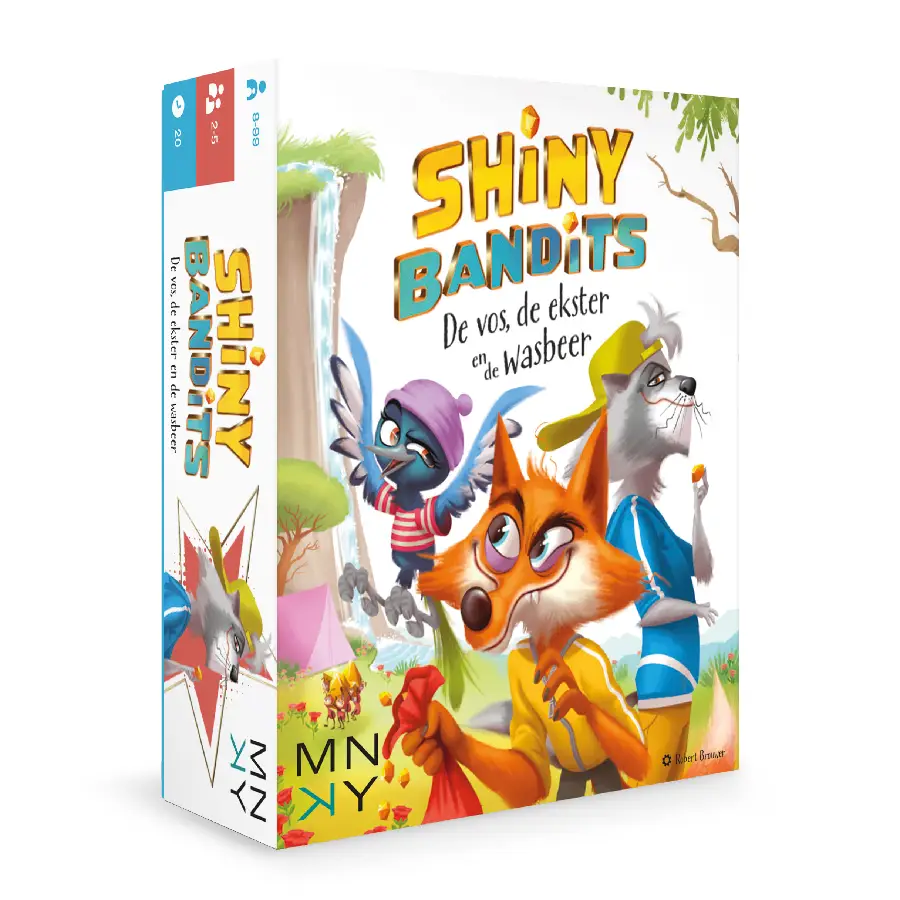 Shiny Bandits De vos, de ekster en de wasbeer