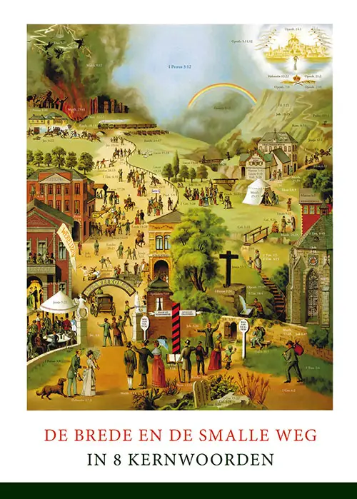 Flyer brede en smalle weg- 8 kernwoorden