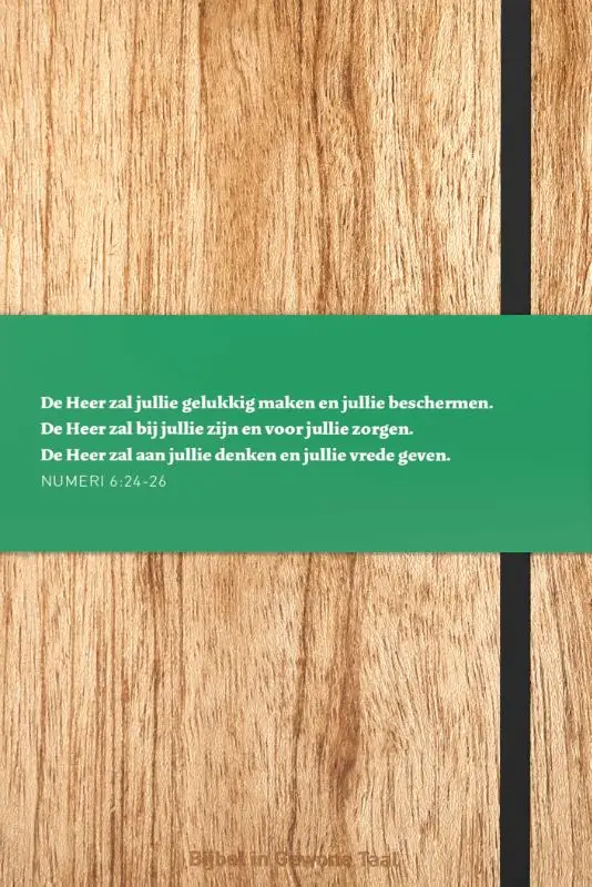 Bijbel in gewone taal compact hout