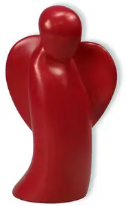 Beeldje engel rood 10cm