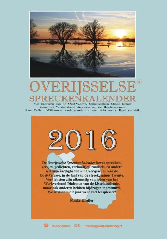 Overijsselse spreukenkalender / 2016