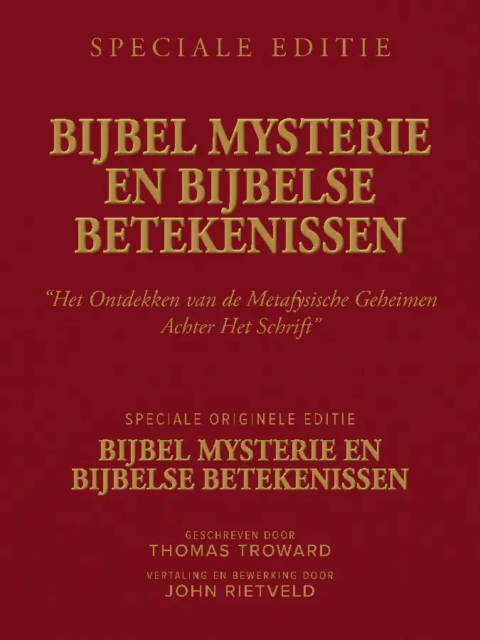 BIJBEL MYSTERIE EN BIJBELSE BETEKENISSEN